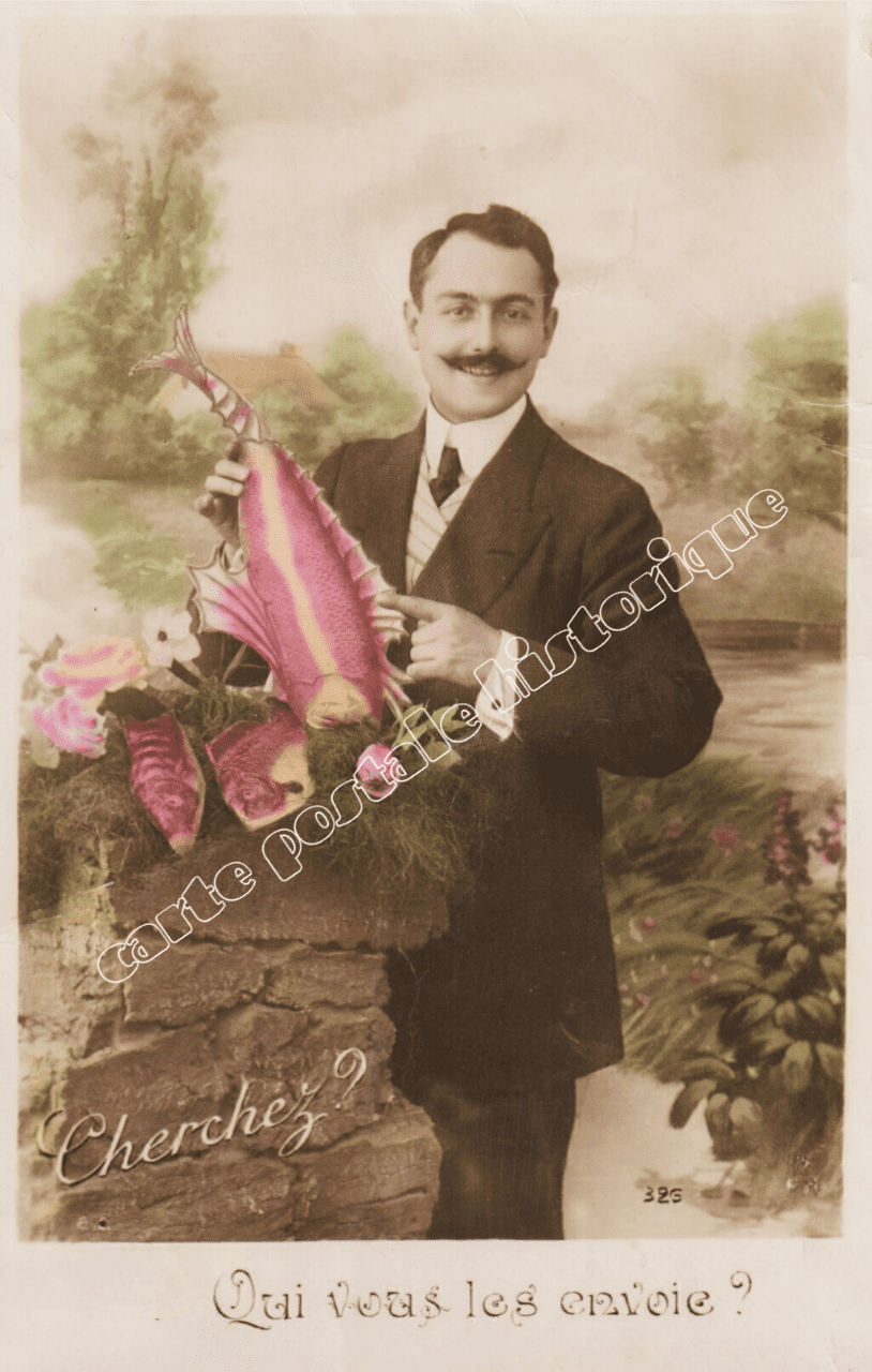 1er Avril - Homme au poisson - 1912