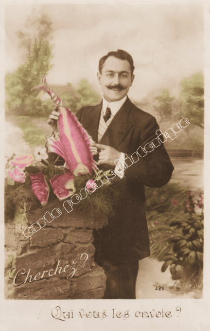 1er Avril - Homme au poisson - 1912