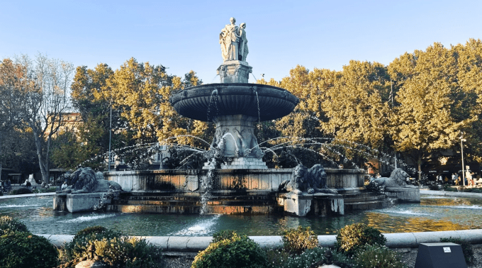 Aix-en-Provence – Fontaine monumentale – 2025
