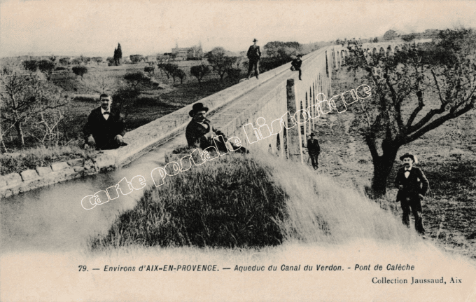 AIX-EN-PROVENCE - Acqueduc du Canal du Verdon - 1907