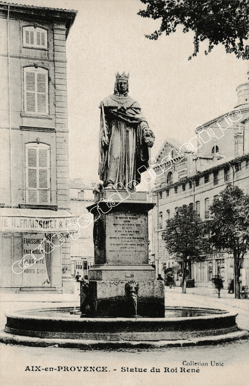 AIX-EN-PROVENCE - Statue du Roi René - 1915