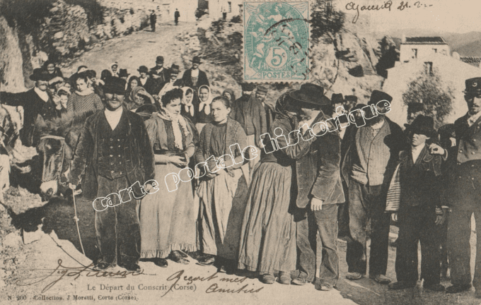 AJACCIO - Le Départ du Conscrit - 1914