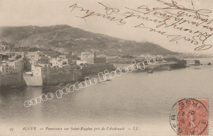 ALGER - Panorama rue St Eugéne pris de l'Amirauté - 1905 - Algérie