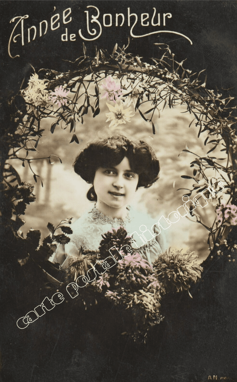 Année de Bonheur - Femme en fleur - 1907