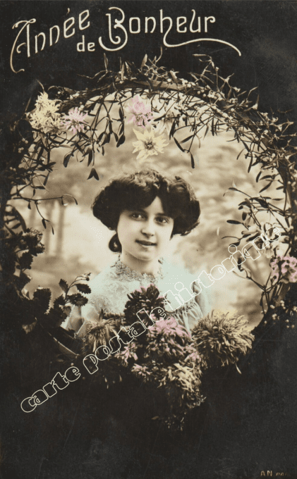 Année de Bonheur - Femme en fleur - 1907