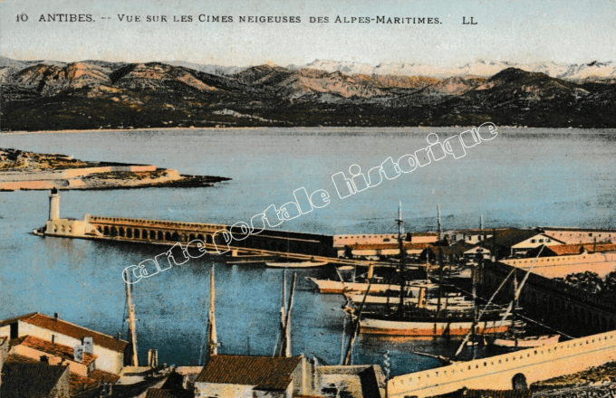 ANTIBES - Cîmes neigeuses - 1915