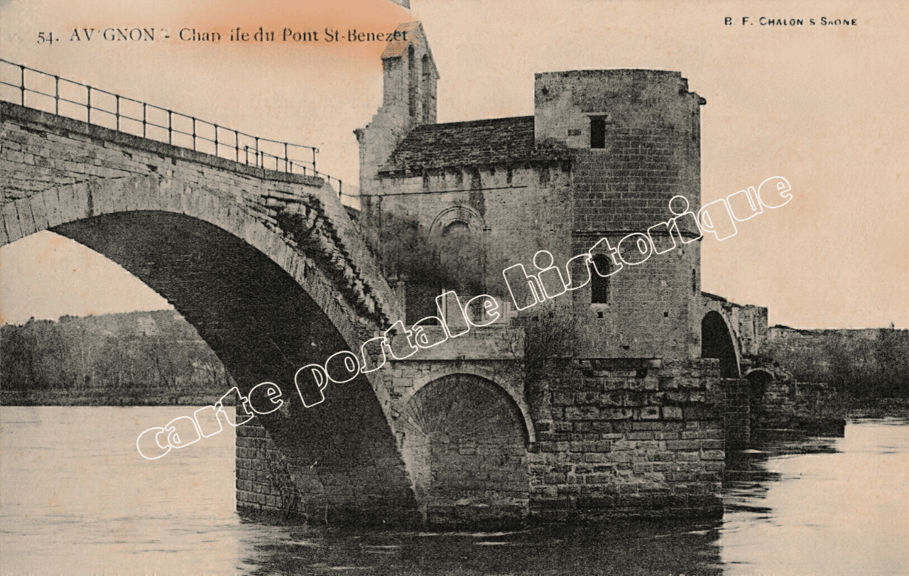 AVIGNON - Chapelle du Pont St Benezet  - 1904