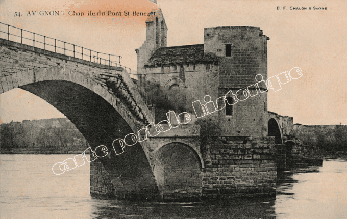 AVIGNON - Chapelle du Pont St Benezet  - 1904