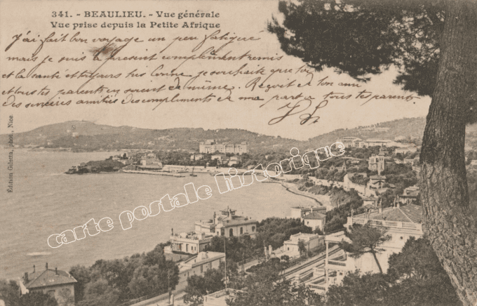 BEAULIEU - Vue Générale - 1904