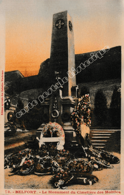 BELFORT - Le Monument du Cimetière des Mobiles - 1919