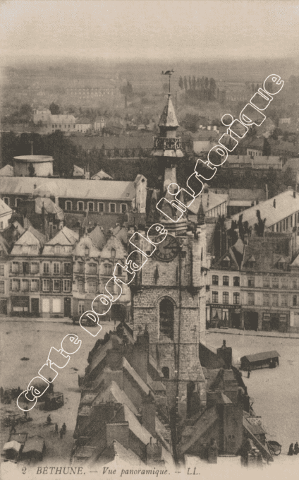 BETHUNE - Vue Panoramique - 1918