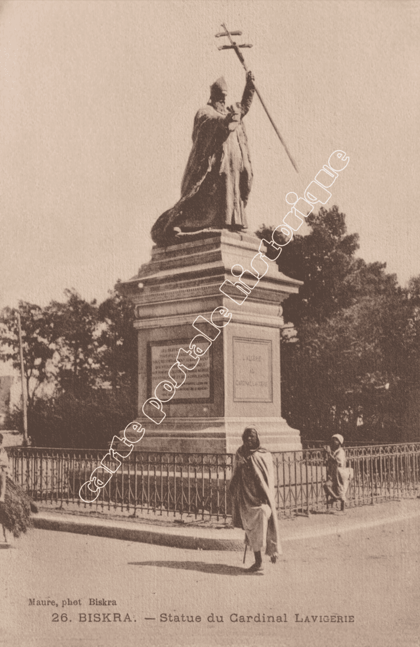 BISKRA - Statue du Cardinal LAVIGERIE - 1913 - Algérie