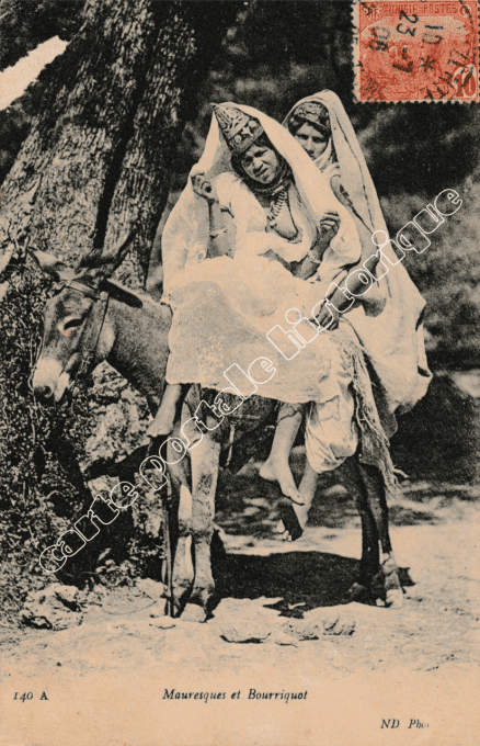 BIZERTE -Mauresques et Bourriquot - 1906 - Tunisie