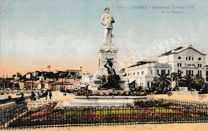 Cannes - Monument Edouard VII et le Casino - 1913