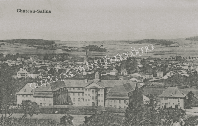 CHATEAU-SALLINS - Vue Générale - 1919