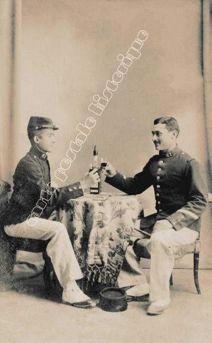 Deux amis soldats - 1908