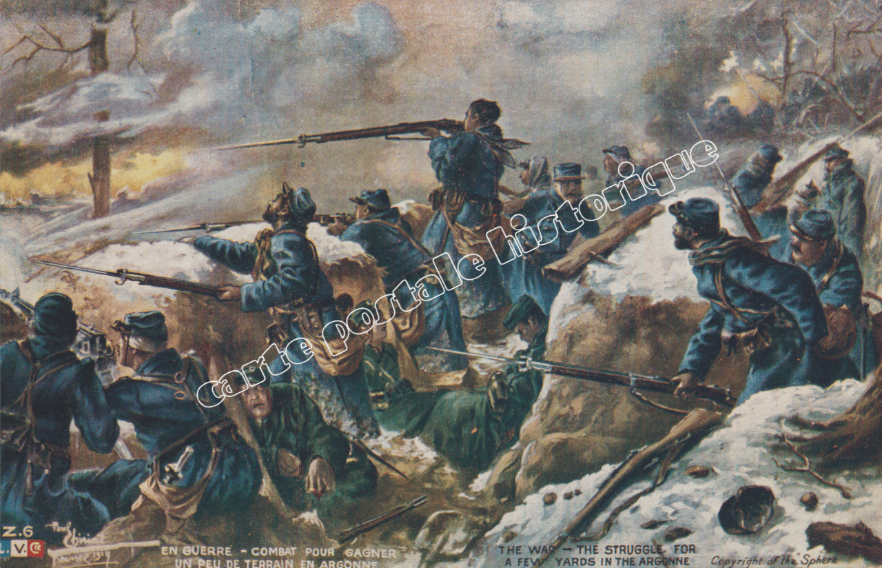 En Guerre - Combat pour gagner un peu de terrain en Argonne - 1916