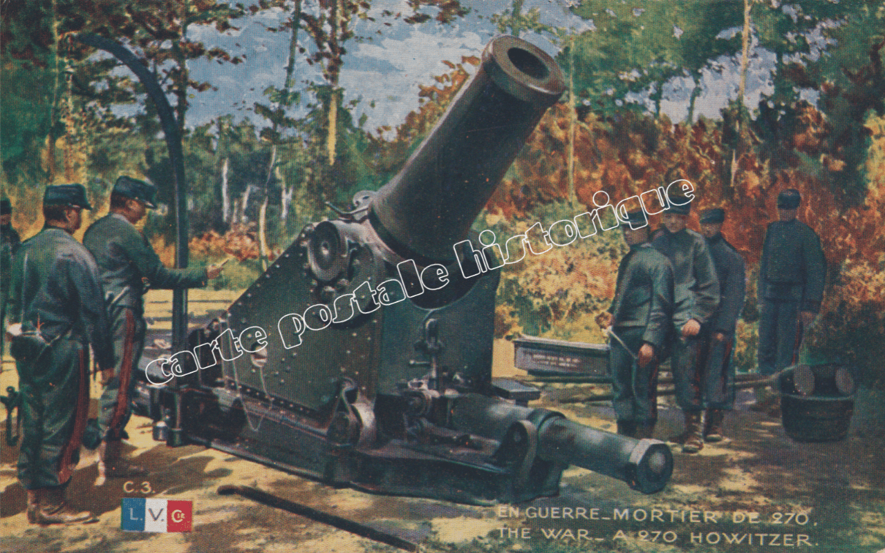 En Guerre - Mortier de 270 - 1916