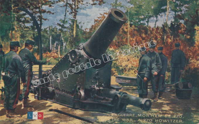 En Guerre - Mortier de 270 - 1916