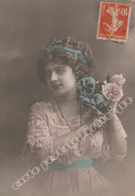 Femme au bouquet - 1914