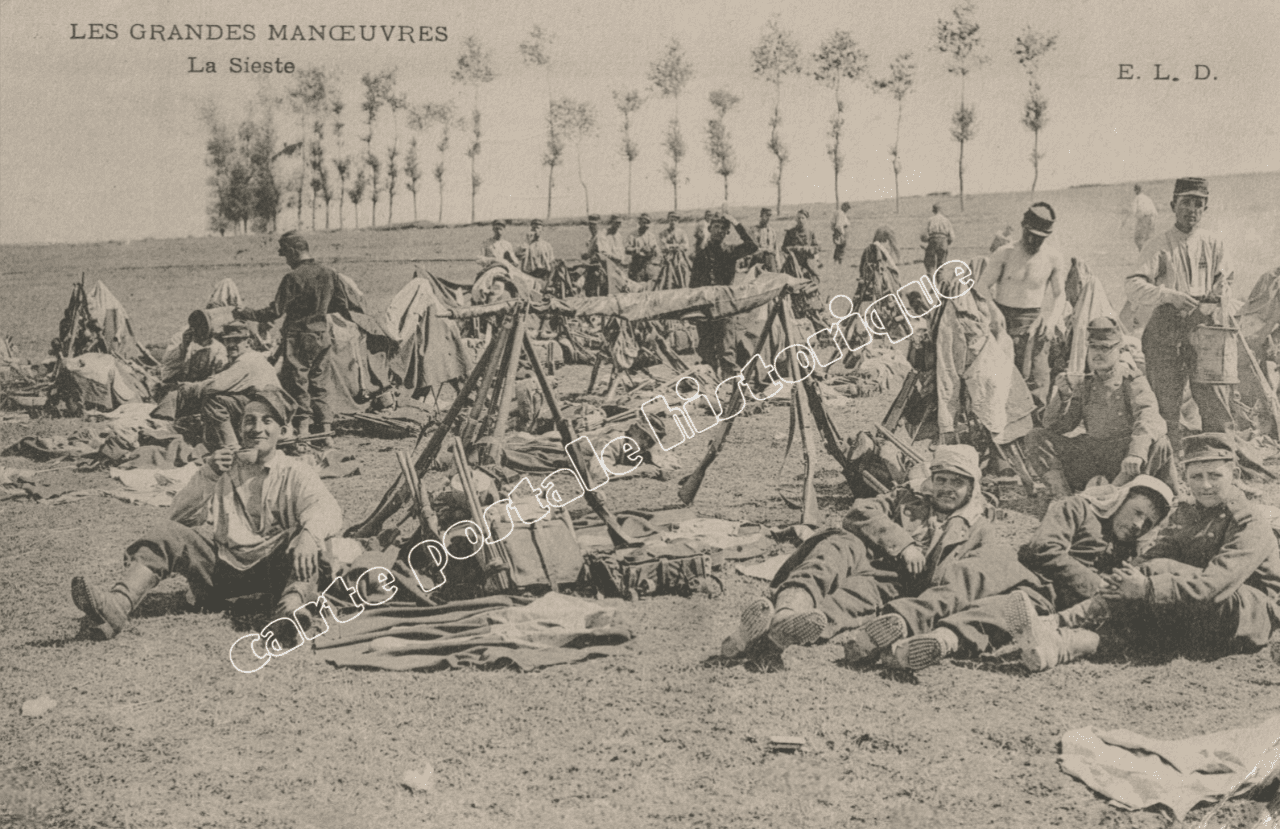 Les Grandes Manoeuvres - La Sieste - 1906