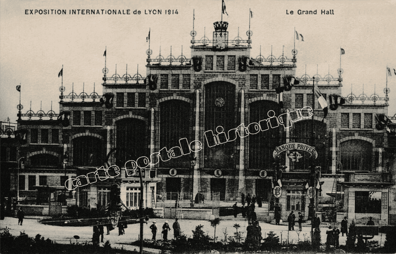 LYON - Exposition Internationale de LYON 1914 - La Grand Hall - 1915