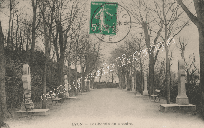LYON - Le Chemin du Rosaire - 1913