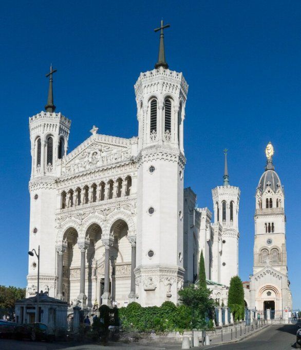 LYON - Nouvelle église de Fourvière - 1915
