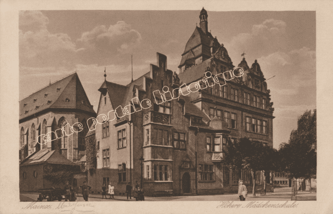 MAYENCE - Höhere Mädchenschule - 1918 - Allemagne