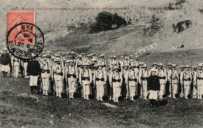 Marine militaire Française - Compagnie de débarquement - 1905