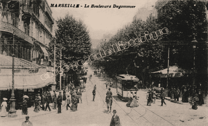 MARSEILLE - Le Boulevard Dugommier - 1917