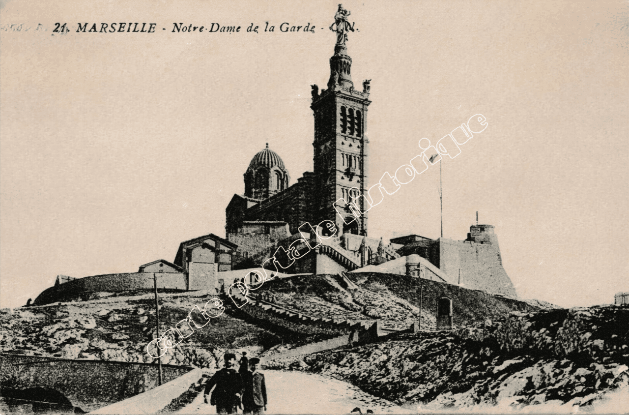MARSEILLE - Notre Dame de la Garde - 1913