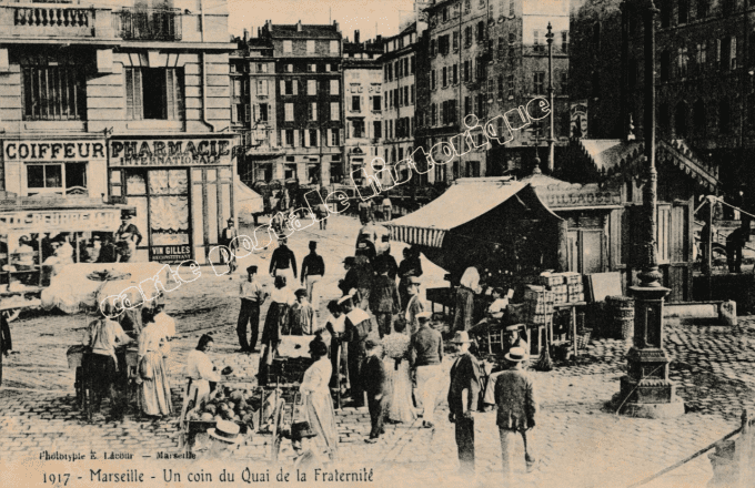 MARSEILLE - Un coin du Quai de la Fraternité - 1905