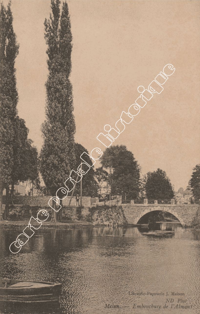 MELUN - Embouchure de l'Almont - 1915