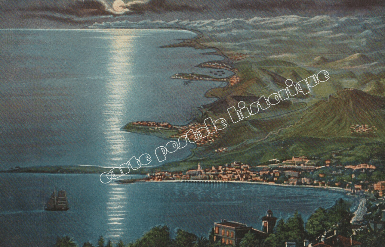 MENTON - Côte d'Azur de Menton à Cannes - 1916