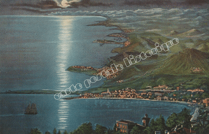 MENTON - Côte d'Azur de Menton à Cannes - 1916