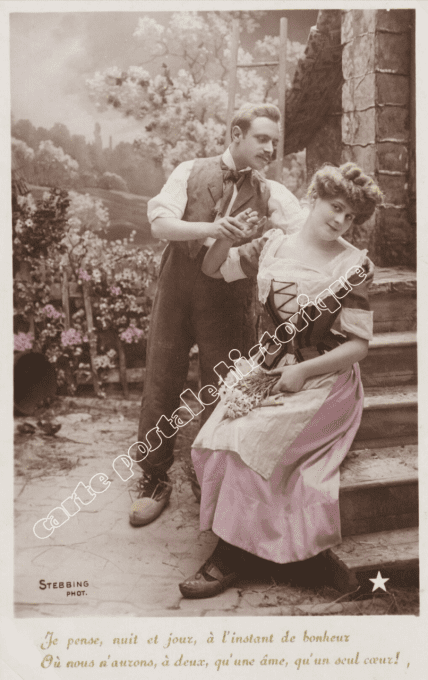 Message - Couple La déclaration  - 1905