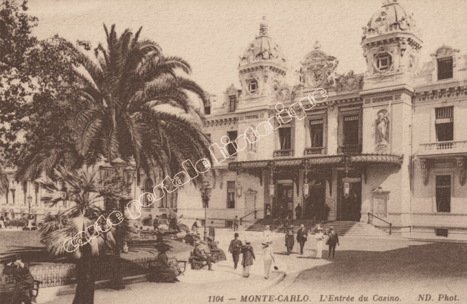 MONTE-CARLO - L'Entrée du Casino - 1915 - Monaco