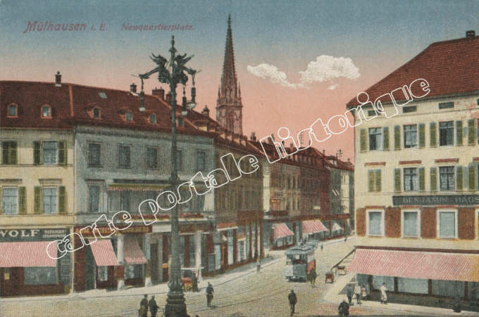 MULHOUSE - Quartier de la Nouvelle Place - 1918