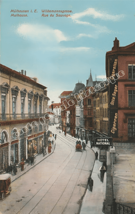 MULHOUSE - Rue du Sauvage - 1919
