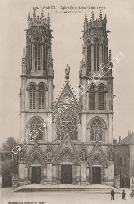 NANCY - Eglise St Léon - 1919