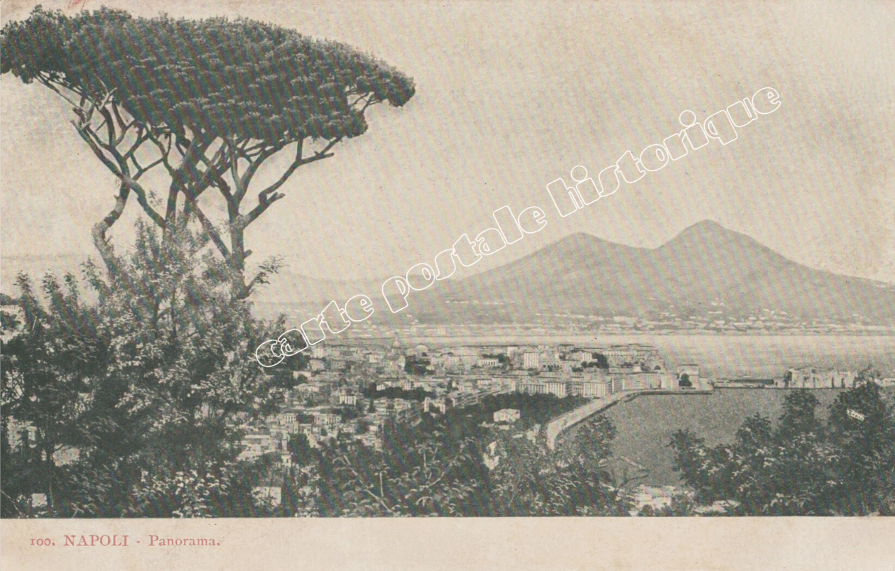 NAPLES - Panorama - 1906 - Italie