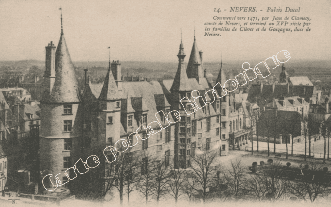 NEVERS - Palais Ducal - 1917