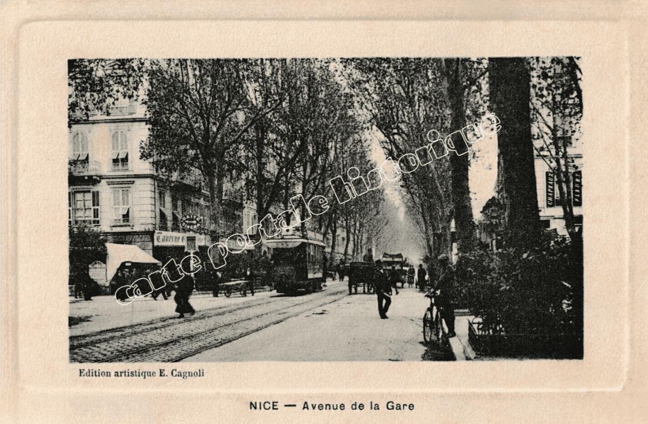 NICE - Avenue de la Gare - 1913