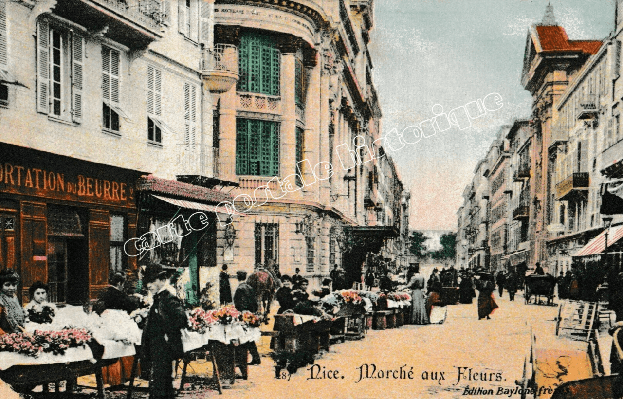 NICE - Marché aux fleurs - 1911