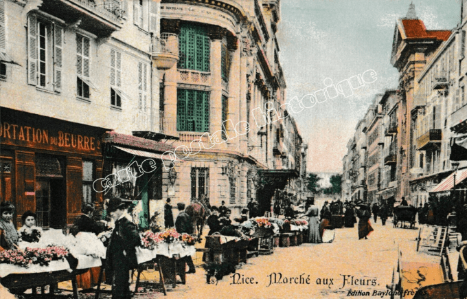 NICE - Marché aux fleurs - 1911