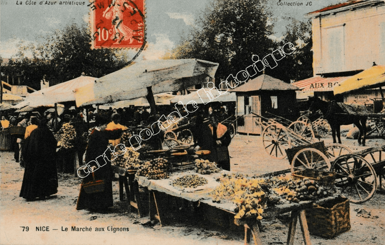 NICE - Marché aux oignons - 1912