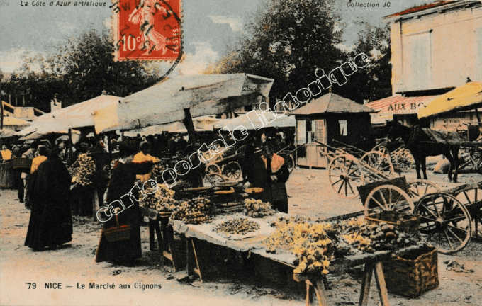 NICE - Marché aux oignons - 1912