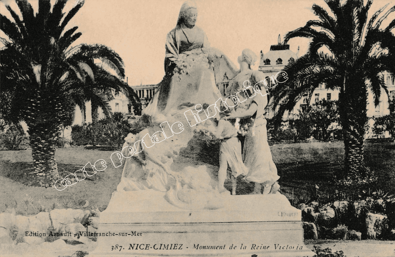 NICE - Monument de la Reine Victoria - 1913