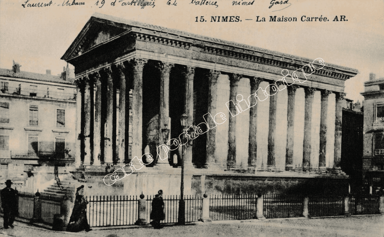 NIMES - La Maison Carrée - 1915